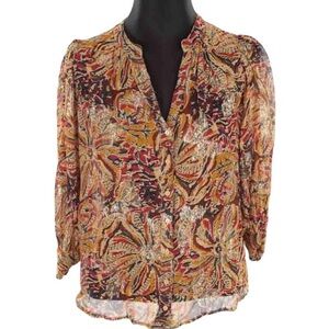 ba&sh Multicolor Floral Blouse